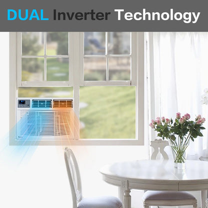 Ktaxon WiFi Enabled 8000 BTU Heat And Cool Window Air Conditioner With Wifi Controls