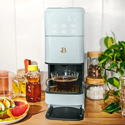 Beautiful Perfect Grind�?Programmable Single Serve Coffee Maker, White Icing by Drew Barrymore