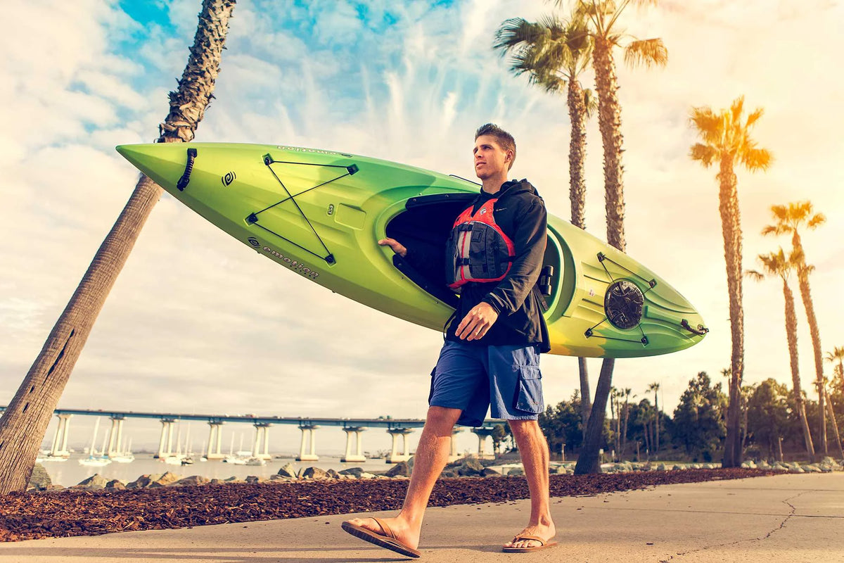 Lifetime Tide 123 inch Sit-Inside Kayak, Lemongrass Fusion (90848)