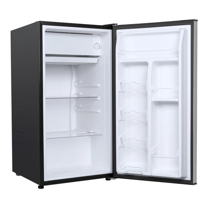 Galanz 3.3 Cu ft One Door Mini Fridge, Black Estar, New