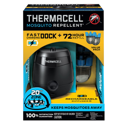 Thermacell E95 Mosquito Repellent + FAST-Charging Dock