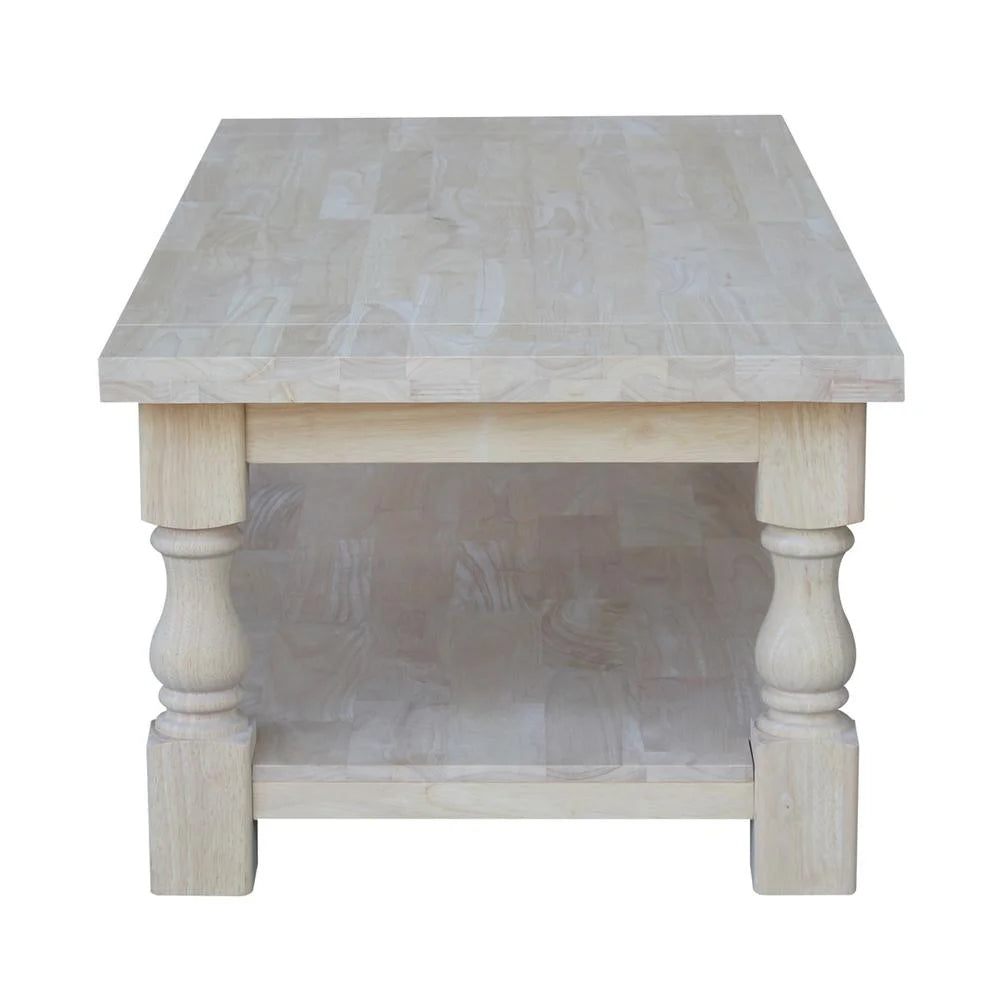 Tuscan Coffee Table  Unfinished