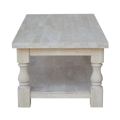Tuscan Coffee Table  Unfinished