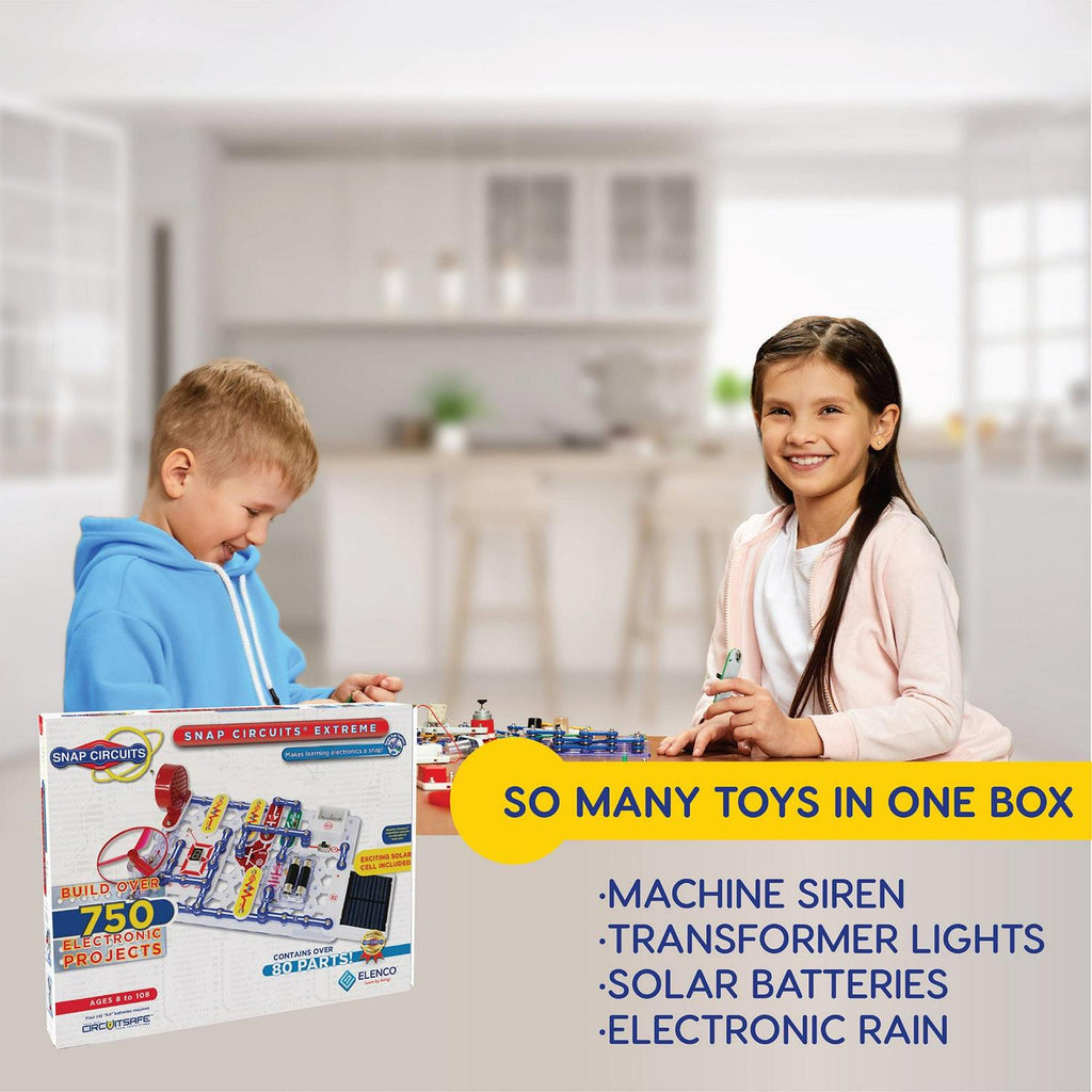 Snap Circuits® Extreme SC750 | Electronic Science Kit | 750 Project STEM Educational Toy | Ages 8+