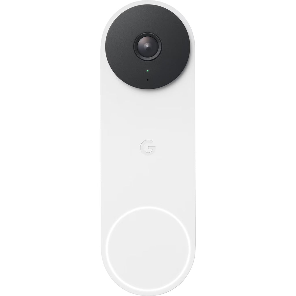 Google Nest Doorbell (Wired, 2nd gen) - Video Doorbell Camera - Doorbell Security Camera - Snow