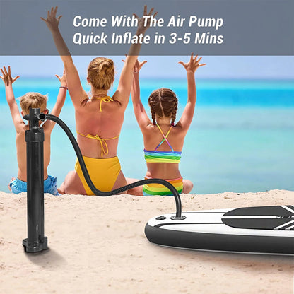 TELESPORT Paddle Boards Inflatable Paddleboard with Accessories, Black