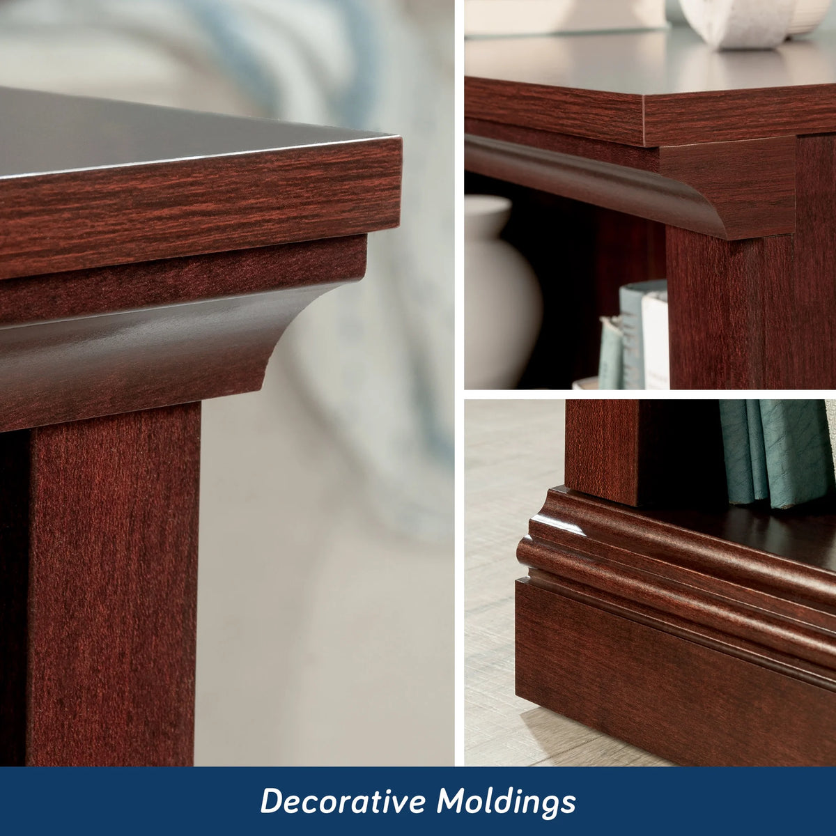 Sauder Select 2 Shelf Bookcase, Washington Cherry Finish