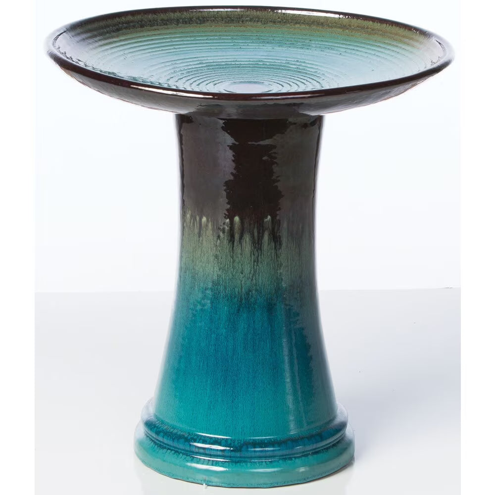 Alfresco Home Atlantis Bird Bath in Navy