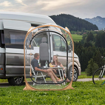 ABORON Sports Tent Pop Up Pod, Instant Weather Proof Pop Up Tent Shelter with Carry Bag, Clear View Bubble Tent for Watching Sports Events, Camping, Fishing, Portable & Foldable