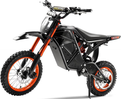 2000W Electric Dirt Bike for Adults Ridingtimes GT73 UL2849,Brushless Hub Motor,18.2AH*2 Electric Bike with 25\" tires digital screen Carbon Steel,Black