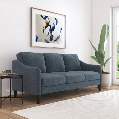 Mainstays Westley Swoop Arm Sofa, Burnt Orange