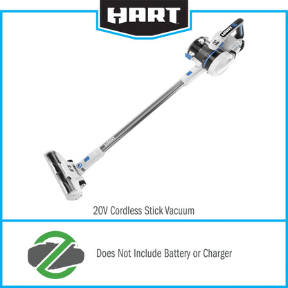 HART 20V Cordless Stick Vacuum (Battery Not Included)