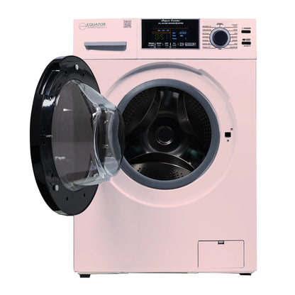 Equator All-in-One Washer Dryer VENTLESS/VENTED PET cycle 1.62cf/15lbs 110V in Pink