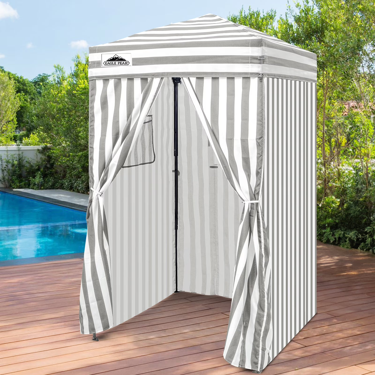 EAGLE PEAK Flex Ultra Compact 4 ft x 4 ft Pop-up Changing Room Canopy, Portable Privacy Cabana