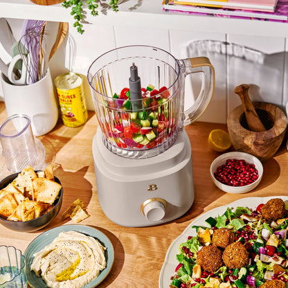 Beautiful 10-Cup Food Processor with Accessories, White Icing by Drew Barrymore