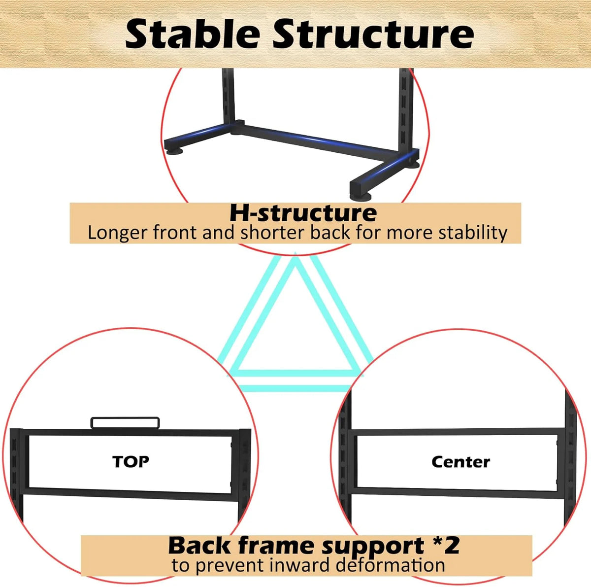 Ztysn 6 Tier Baseball Hat Rack Stand, Holds 180 Caps, 18 Trays, Adjustable Standing Coat Rack for Home Commercial Use,Black Metal