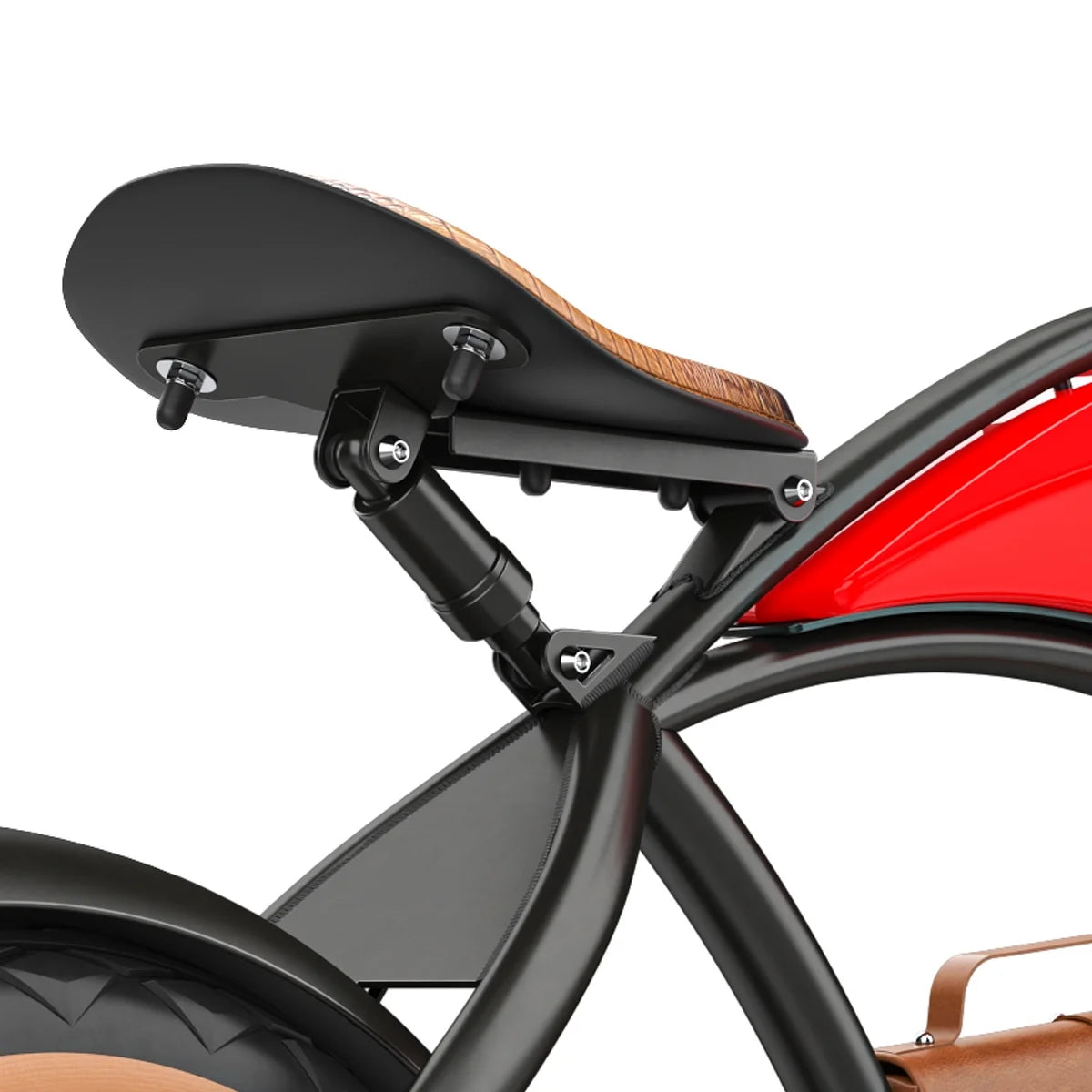 Hidoes B10 Electric Mountain Bike for Men/Woman 1000W Adult Electric Bicycle 20" Fat Tire Off Road E-bike with Removable Battery up to 28 mph,Free Shipping, Red