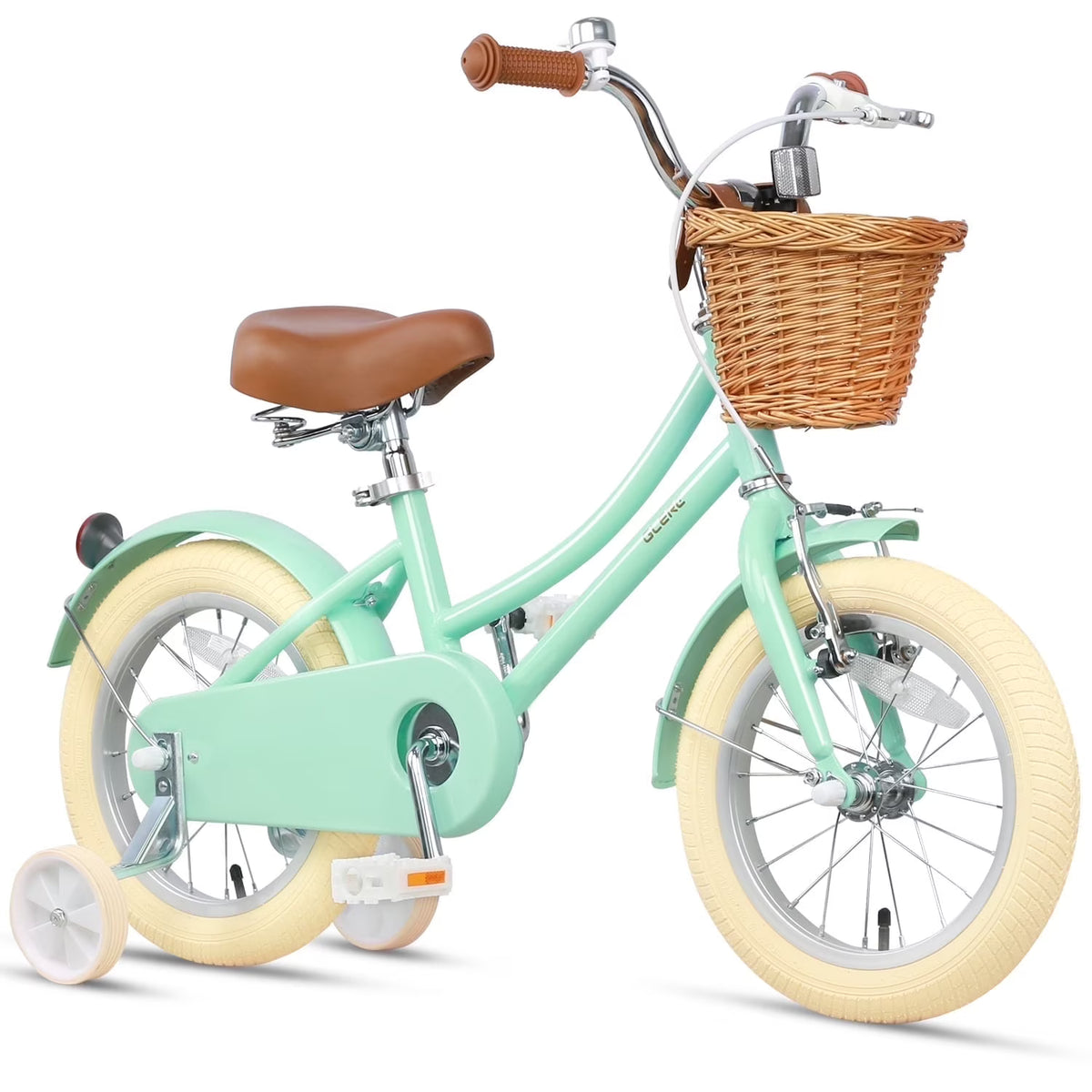 Glerc Little Molly 12 inch Kids Girls Bike for1 2-4 Years Old Child and Toddler,gifts,Pink
