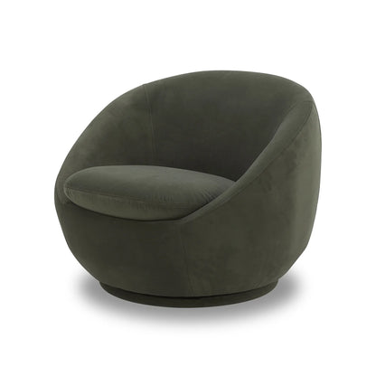 Better Homes & Gardens Mira Swivel Accent Chair, Cream Shearling