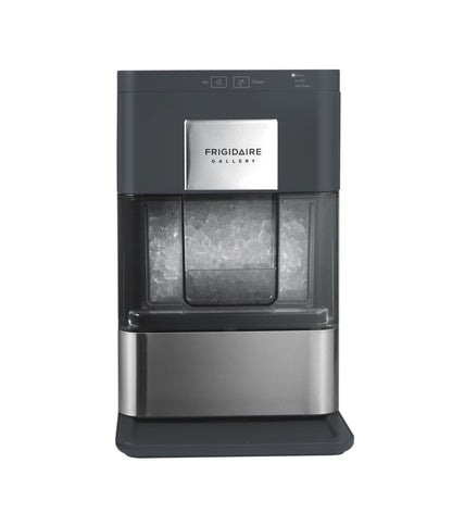 Frigidaire Nugget Ice Maker EFIC256, Countertop Nugget Ice Machine with Transparent Window, Nugget Ice Maker with 44 lbs. Capacity, Auto Self Cleaning Ice Maker Machine, Black