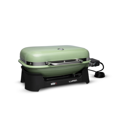Weber Lumin Electric Grill Seafoam Green