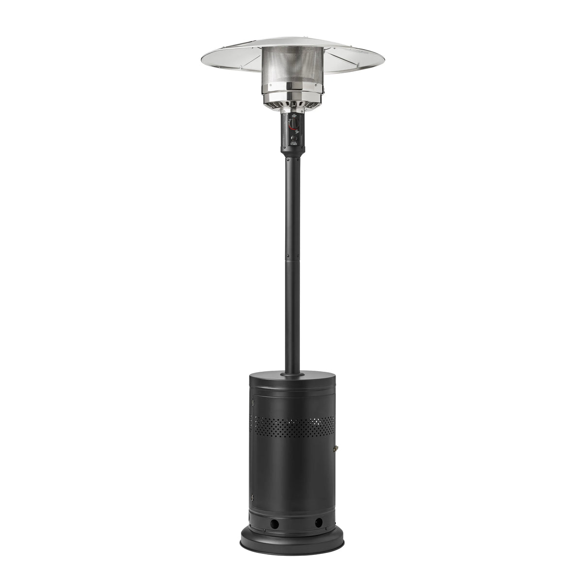 (3 pack) Mainstays 48,000 BTU Freestanding Metal Propane Patio Heater, Black