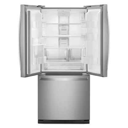 Whirlpool Wrf560seh 30" Wide 19.7 Cu. Ft. French Door Refrigerator - Stainless Steel