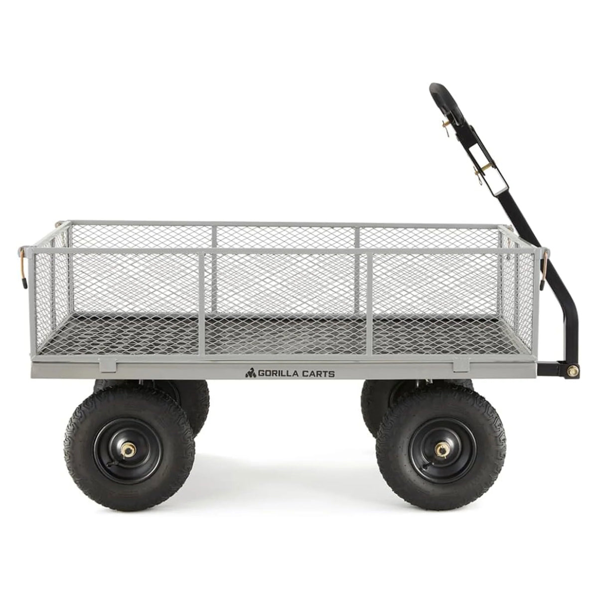 Gorilla Carts 1000-lb. Capacity Steel Utility Cart, Model #GOR1001-Com, 13-inch Pneumatic Tires