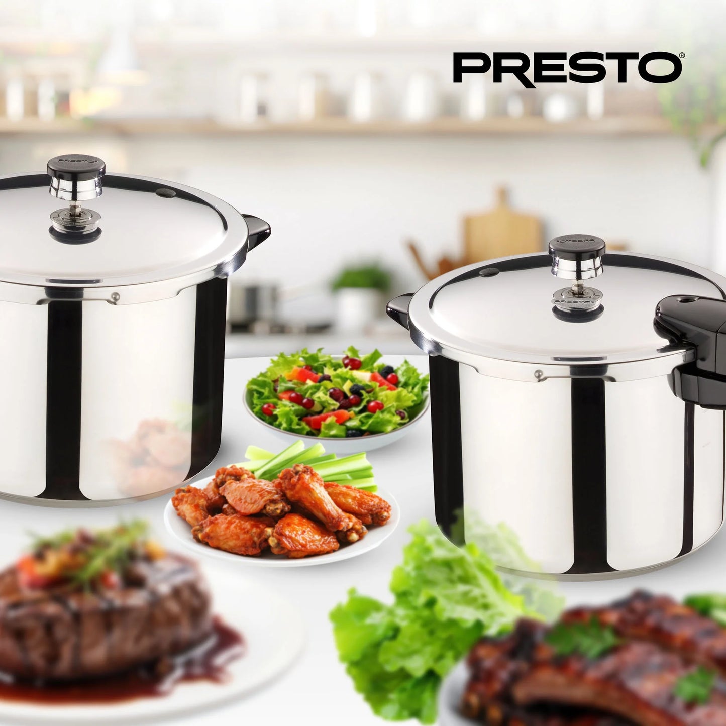 Presto? 6 Quart Stainless Steel Pressure Cooker