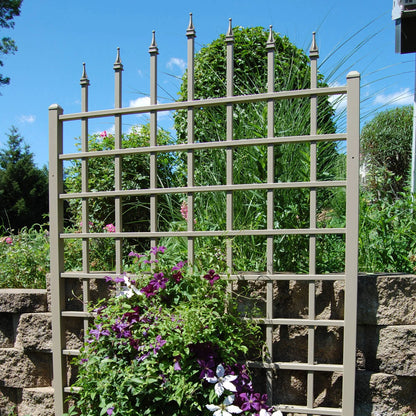 Dura-Trel Winchester 57 by 95 Inch Outdoor Garden Patio Trellis, Mocha