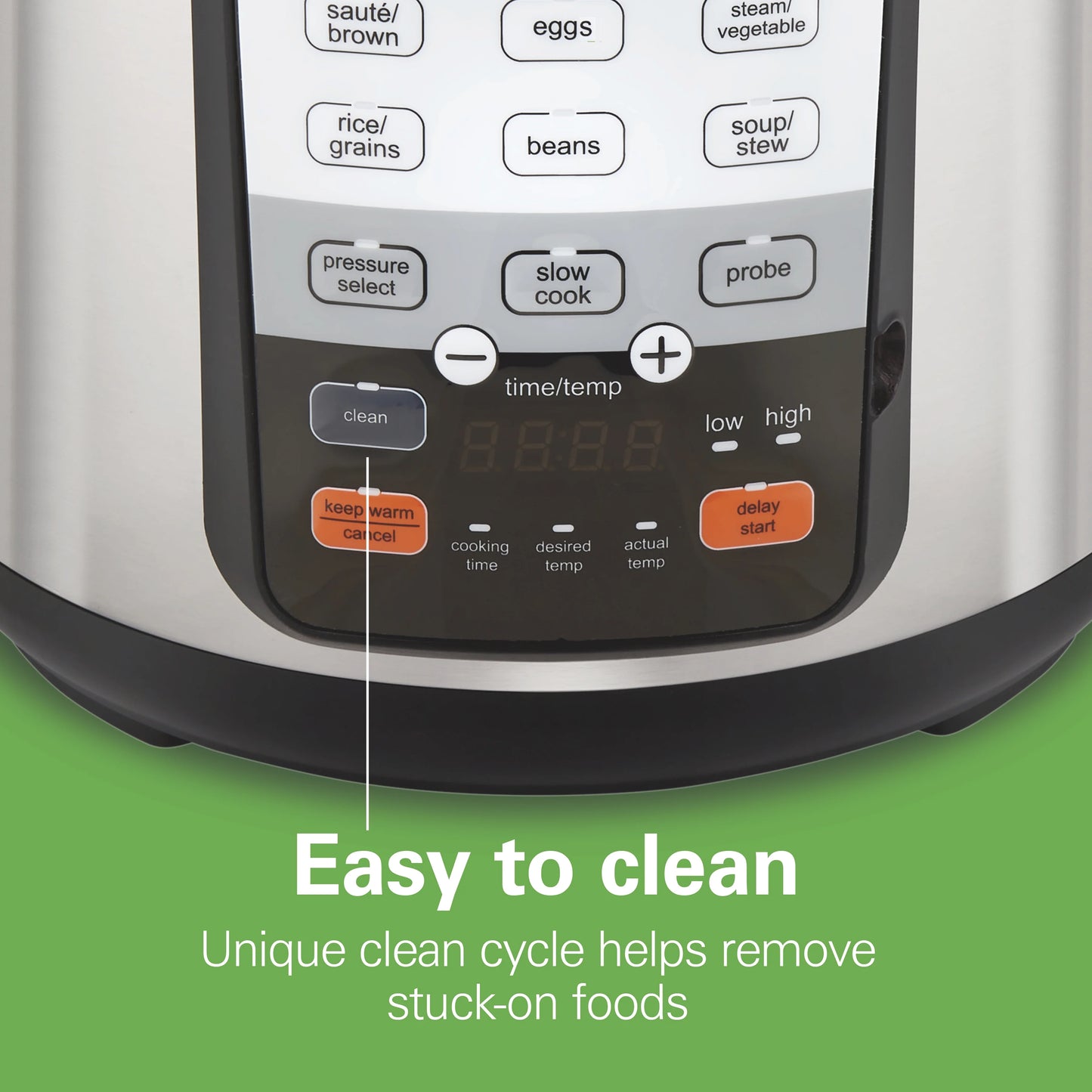 Hamilton Beach 6 Quart 6-in-1 Pressure Cooker, Multi-Cooker, Slow Cooker, Steamer, Saut��, Rice Cooker, & More