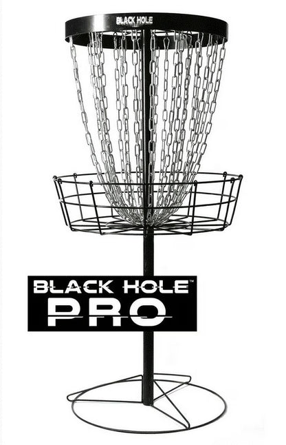 MVP Black Hole Pro 24-Chain Portable Disc Golf Basket Target