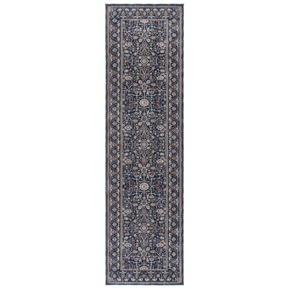 Safavieh Sutton Runner Rug, Navy Beige, 2’2” x 8’