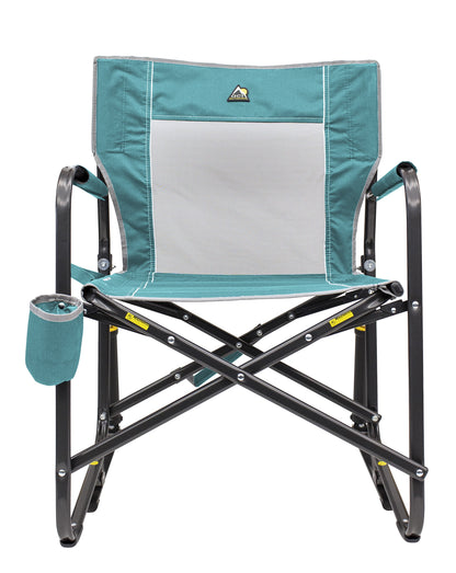 GCI Outdoor Freestyle Rocker Foldable Rocking Camp Chair, Maroon
