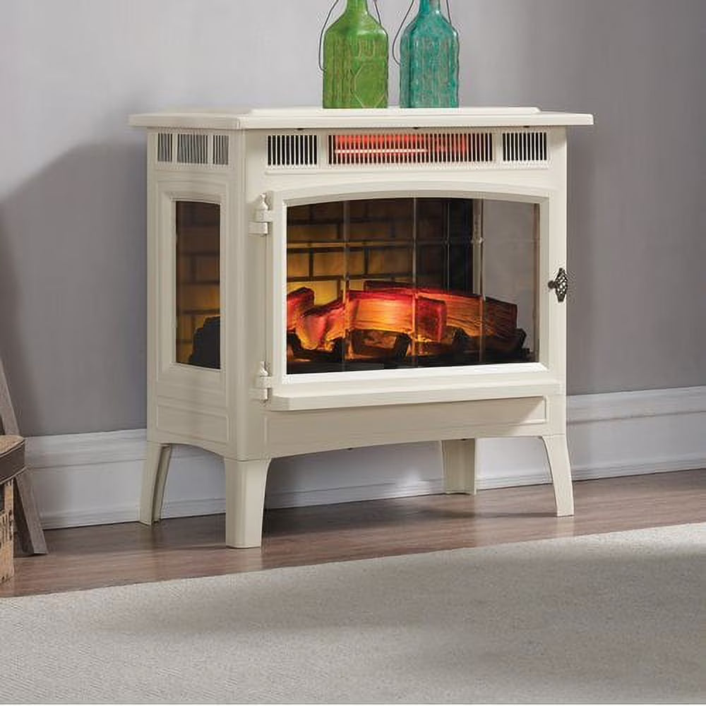 Duraflame 3D Black Infrared Electric Fireplace Stove with Remote Control - DFI-5010-01