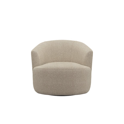 Mainstays Boucle Swivel Accent Chair, Taupe