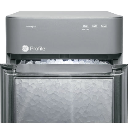 GE Appliances Opal 2.0 Countertop Nugget Ice Maker, 38 lb Maximum Output, Industrial