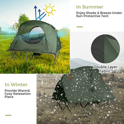 Kadyn Tent, Waterproof Tents,Camping Hiking Tents,2-Person Outdoor Camping Tent with External Cover-Green