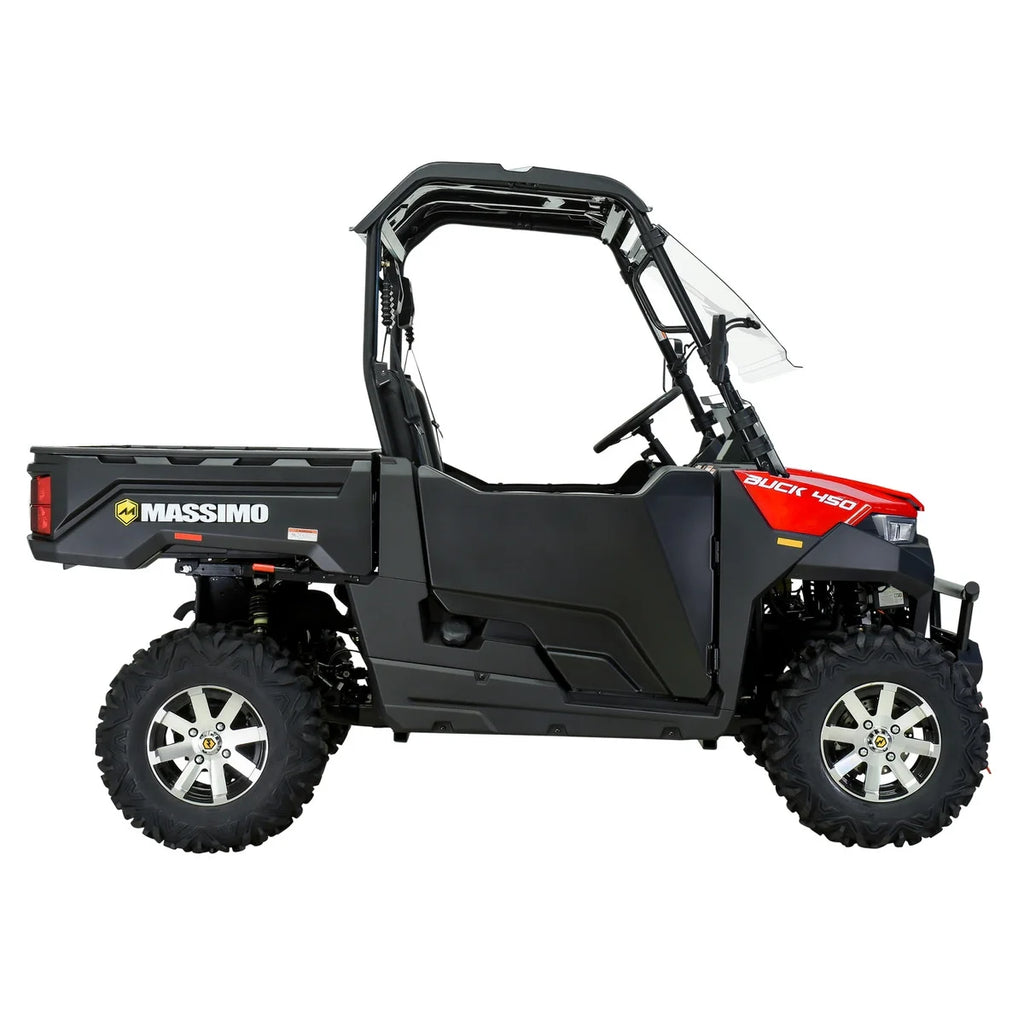 Massimo Buck 450 Side by Side UTV, EFI, 4 Stroke, 325cc, 25.5 HP, 4X4, 3000lb Winch - Red