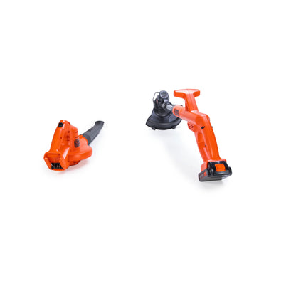BLACK+DECKER 20V MAX* Lithium 10 In. String Trimmer/Edger + Hard Surface Sweeper Combo Kit, LCC221