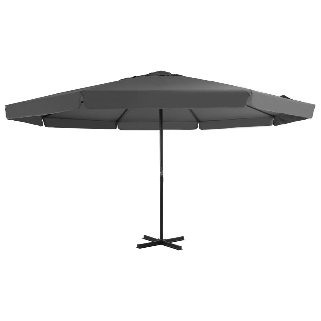 vidaXL Garden Parasol Azure Blue Polyester with PA coating Large