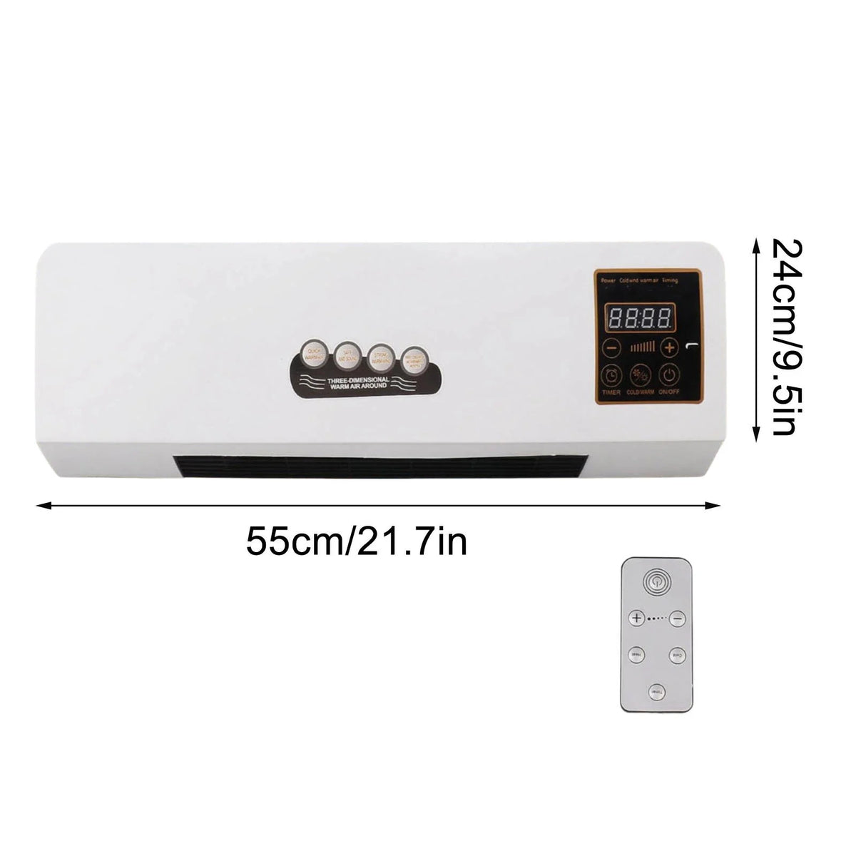 20000 BTU 450 Sqft Wall Mount Conditioner & Heater,Small Window Ac Unit,Small Conditioner,Stand Mounted Conditioner Mini and Heating Conditioner with Remote Control Conditioning