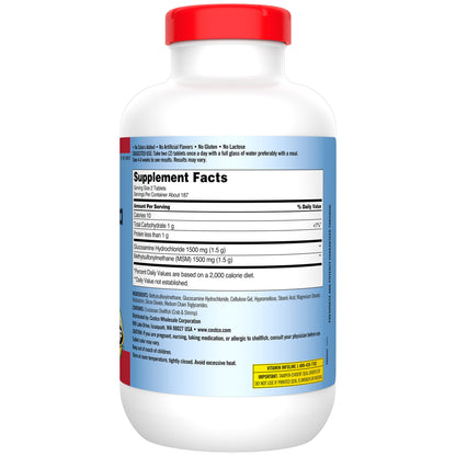 Kirkland Signature Glucosamine with MSM, 375 Tablets