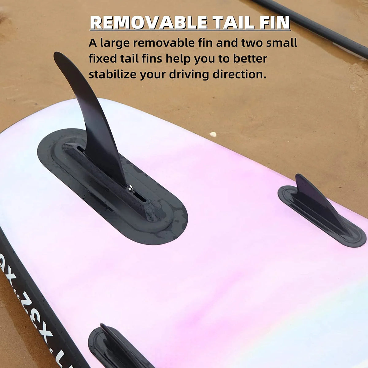 AISUNSS Inflatable Stand Up Paddle Board, 11ft Fishing Paddle Board with SUP Accessories