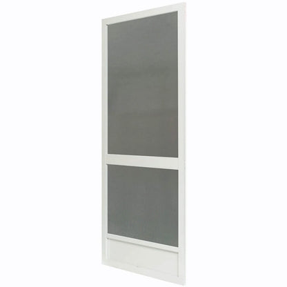 80 in. x 30 in. Canoe Creek White Aluminum Screen Door