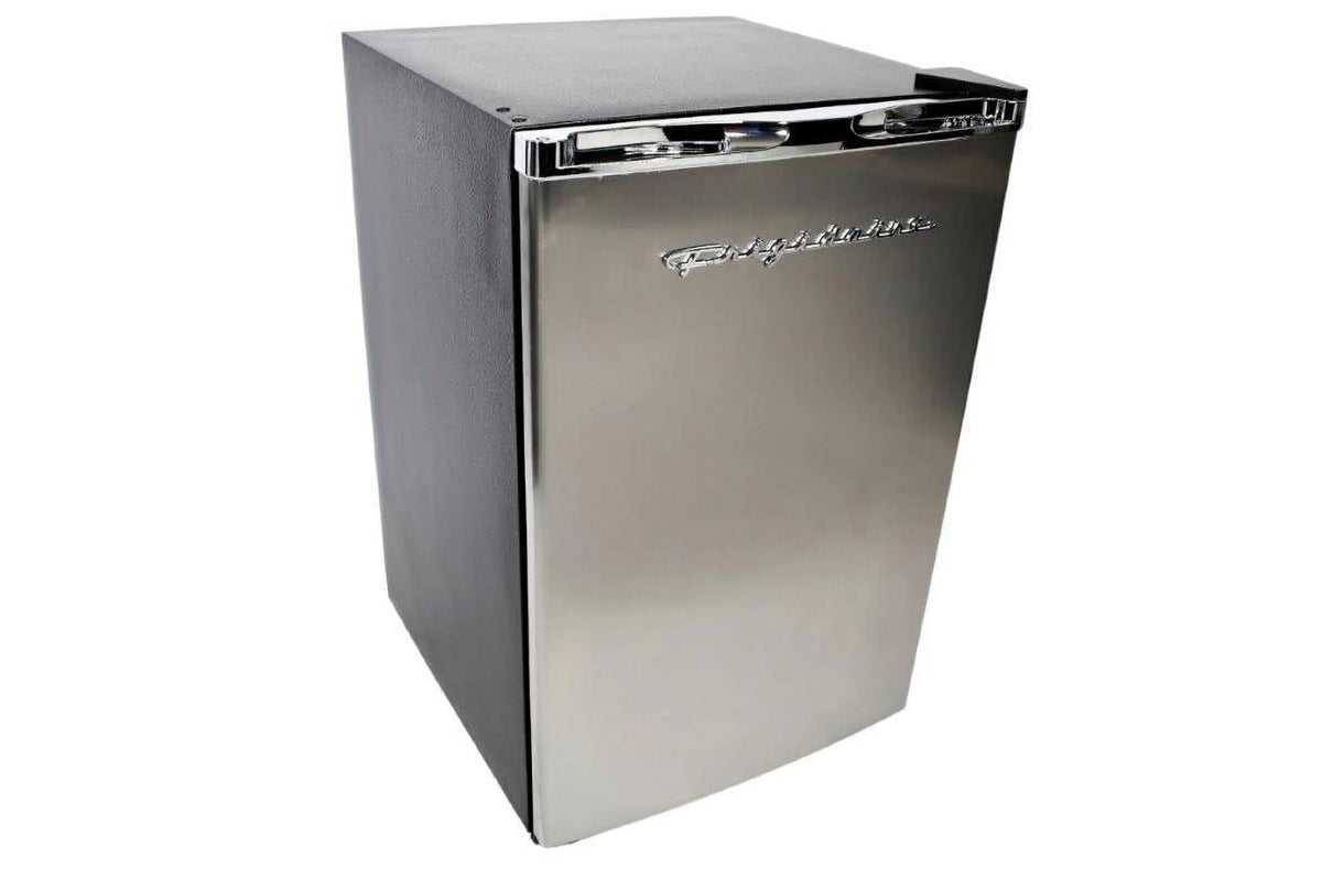 Frigidaire, 4.5 Cu. Ft. Compact Fridge with Chrome Trim - EFR492, Platinum