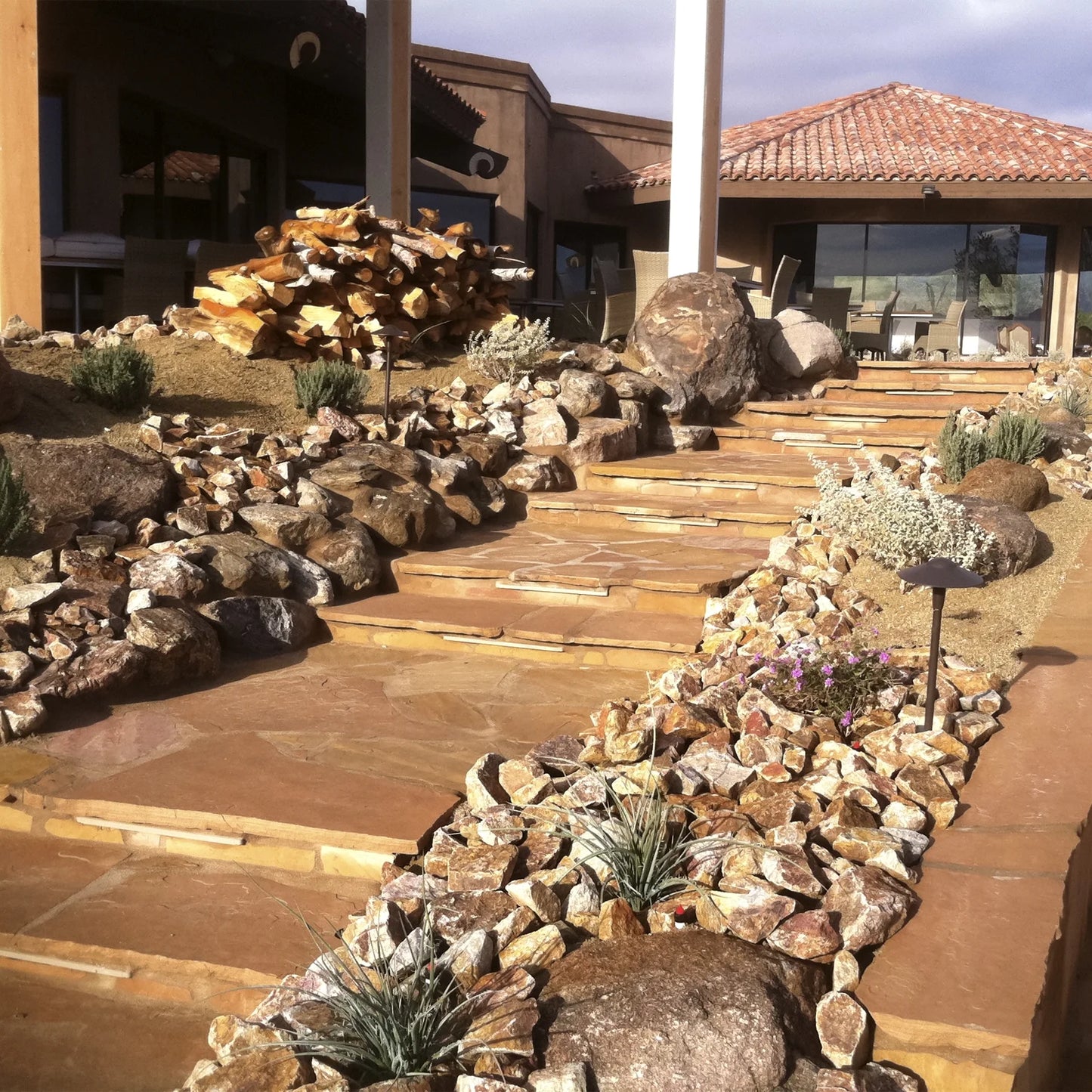 Flagstone Patio Pavers, Natural Stepping Stone, Driveway & Walkway Rock