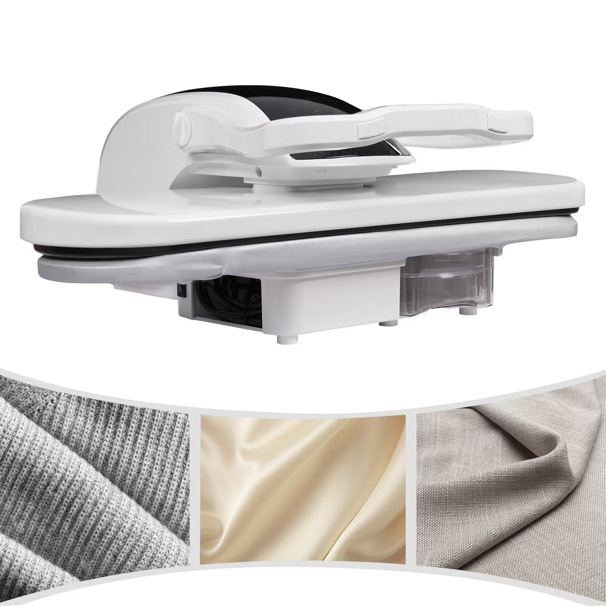1600W Intelligent Steam Fabric Press - Touch Screen Steam Iron with 5 Modes - Model 8810D for Quick & Efficient Wrinkle Removal
