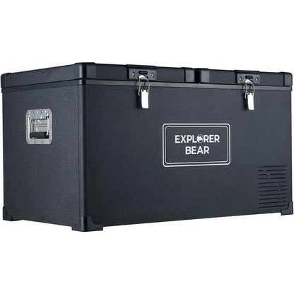 12V Car Fridge 50L 12/24V DC 110-240V AC Portable Freezer Compressor Cooler 0℉-50℉ 3-Year Warranty