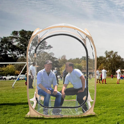ABORON Sports Tent Pop Up Pod, Instant Weather Proof Pop Up Tent Shelter with Carry Bag, Clear View Bubble Tent for Watching Sports Events, Camping, Fishing, Portable & Foldable